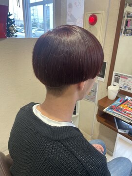 パッション 石巻蛇田店(PASSION) ブリーチ無しパープルピンク☆