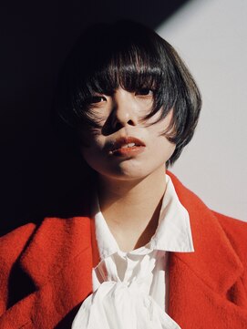 ピークアブー 原宿ハラカド(PEEK-A-BOO) 顔周りレイヤー前上がりマッシュくせ毛多毛ショートボブ大人