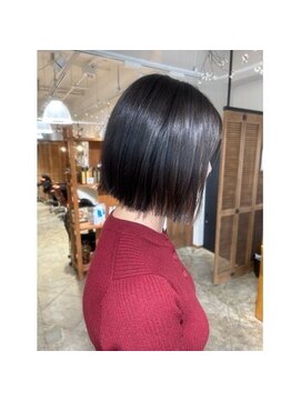 リジェール 鶴舞店 イメチェン、ハッシュカット、似合わせカット、レッドブラウン