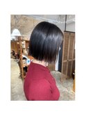 イメチェン、ハッシュカット、似合わせカット、レッドブラウン
