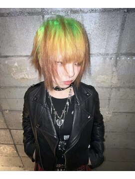 ハコ プラス(HACO+) ボブ　レイヤーカット　ケアブリーチ　デザインカラー