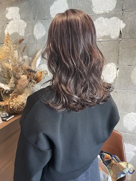 ソワ 四日市(soie) 【soie shiho】ハイライト/ラベンダーピンク