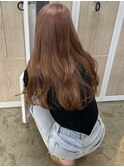 ピンクベージュ　2ブリーチ