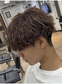 横浜波巻きパーマシャドウパーマツイストスパイラルパーマ30代