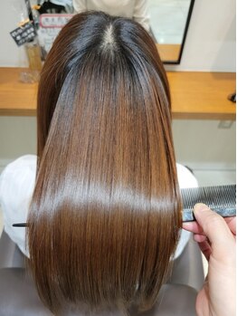 ソウダスイ(Soudasui)の写真/髪質改善、メテオ特化サロンで美髪に！自然で柔らかなストレートヘアが叶う♪ダメージレスで手触りも◎