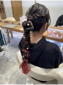 ポニー編み下ろし