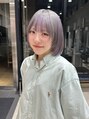ザザ ZA/ZA 茗荷谷&nbsp;艶のあるハイトーンカラーとボブスタイルが得意です◎