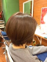 ピールアーク(peal ark)&nbsp;チョコレートブラウン×ショートボブ