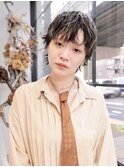 ハイライト/ウルフカット/外ハネ/ウェットヘア/SOLセンター南