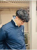 【iru /谷町/上本町】スペインカール風メンズパーマ