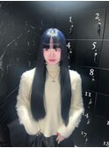 kai  ブルーブラック/ワンブリーチ/ケアカラー/寒色カラー