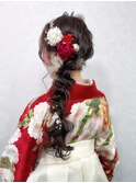 卒業式の定番♪【ふわもこの片編みおろし】