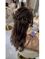 マリアバイアフロート(Maria by AFLOAT)&nbsp;【sakura】お呼ばれハーフアップ