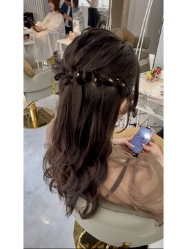 マリアバイアフロート(Maria by AFLOAT) 【sakura】お呼ばれハーフアップ