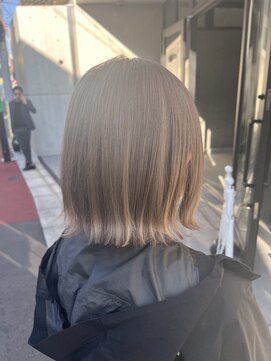 アソビセカンド 原宿(ASOBI 2nd) ハイトーン　ミルクティー　ベージュカラー