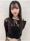 ロングレイヤー×シルクストレート