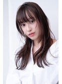 ロングレイヤー/20代30代大人かわいい/顔周りレイヤー