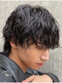 【大人濡れ感、波巻きツイストスパイラルパーマ】