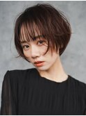 〈m7〉大人ショートハイライト髪質改善キッズカット前髪30代40代