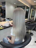 ラピス 渋谷本店(Lapis) ホワイトシルバーカラー/ハイトーン/髪質改善/シールエクステ