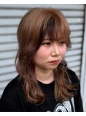 ミルクティー×ローライトブラウン