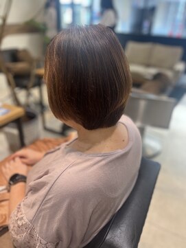 ケンジ 南林間(KENJE) ショートボブ×レイヤー×艶髪【南林間】