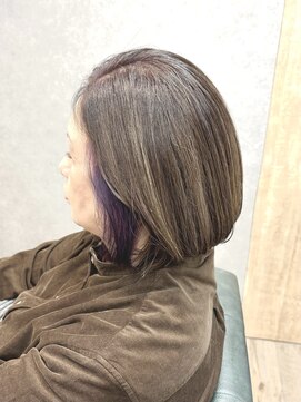 リベストバイジェービー 稲毛(li best. byjb) ホワイトグレージュ/チェリーブラウン/ミニウルフ[稲毛/稲毛駅]