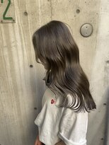ニコフクオカヘアーメイク(NIKO Fukuoka Hair Make)&nbsp;福岡天神/大人かわいい/赤み消し/オリーブカラー/前髪カット