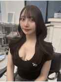 レイヤーカット 韓国ヘア 顔周りカット高島大登