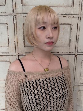 ロリム(RorriM) ブリーチ ダブルカラー 抜きっぱなしブロンドベージュ