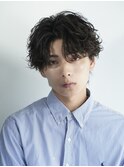 MEN’S HAIR/サーフカール/刈り上げセンターパート/渋谷