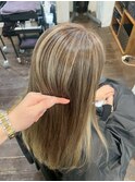 白髪ぼかしバレイヤージュ