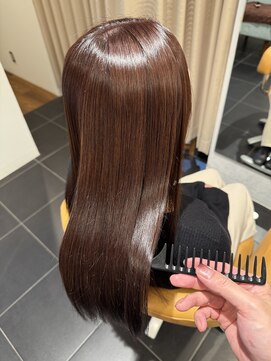 髪質改善ストレート 癖毛うねり広がり改善 髪に優しい縮毛矯正