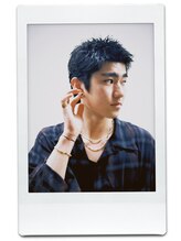 エイル(AILE) MEN'S HAIRスパイキーショートスペインカールブルーブラック