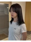 Lomalia渋谷ナチュラル暗めカラーレイヤーカット