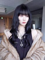 アルバム 銀座(ALBUM GINZA)&nbsp;前髪カットロング顔周りレイヤー大人ガーリー_F21359