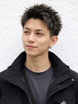 ノア 三宮店(NOA)&nbsp;【NOA】メンズハイライト×束感ショート｜立体感UP