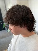 宇都宮メンズカットメンズパーマ波巻きスパイラルパーマツイスパ