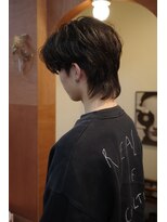 エディ(Edy)&nbsp;メンズウルフカットマッシュウルフニュアンスパーマ眉毛カット