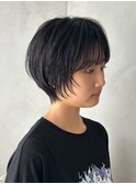 丸みショート/大人可愛いショートボブ