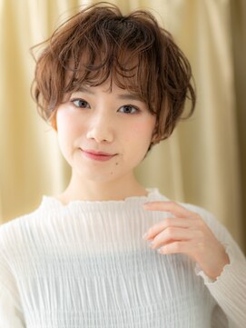 カバーヘア ブリス 大宮西口(COVER HAIR bliss) ミルクベージュブリーチなし抜け感ハンサムショート30代323Z大宮
