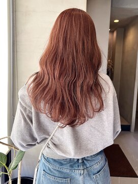 ヘアー アイス ルーチェ(HAIR ICI LUCE) ピンクブラウン/ピンク/ブリーチなしダブルカラー/夏カラー/堀場