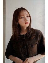 ネイヴィル 銀座(navile)&nbsp;顔まわりレイヤー×ナチュラルベージュ