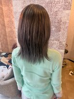 エイム ヘア デザイン 町田店(eim hair design)&nbsp;くびれウルフ/グレージュ/ハイライト/ミディアム/髪質改善