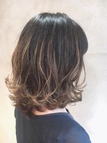 マッシュ 天王寺あべの(MASHU)&nbsp;グレージュグラデーション くびれセミディ