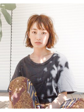 ヘアーアンドアトリエ マール(Hair&Atelier Marl) 【Marl】ナチュラルブラウンカラーの無造作ボブ♪