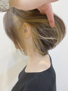 ガーデンヘアー(Garden hair) 【中鉢】インナーカラー　ベージュ