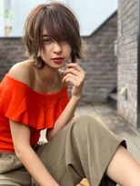 オースティン 錦糸町(AUSTIN) 大人かわいい前髪セシルカットココアブラウンフリンジウェーブ