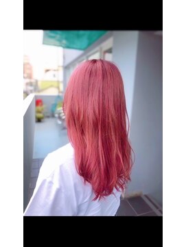 ミルクヘアー(MILK HAIR) 淡い色み＊透明感ペールピンクカラー＊【菊池 貢平】