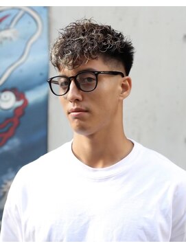 サン 大阪梅田(SUNC) 【フェード】×【スパイラルパーマ】